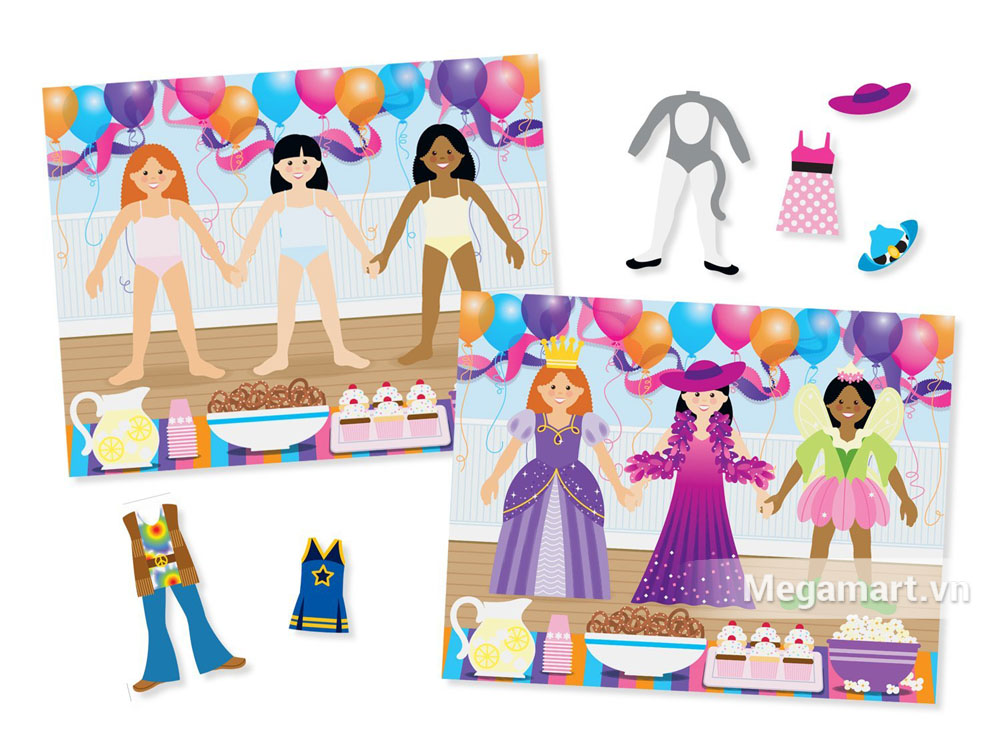 Melissa & Doug Sách sticker Sân khấu muôn màu