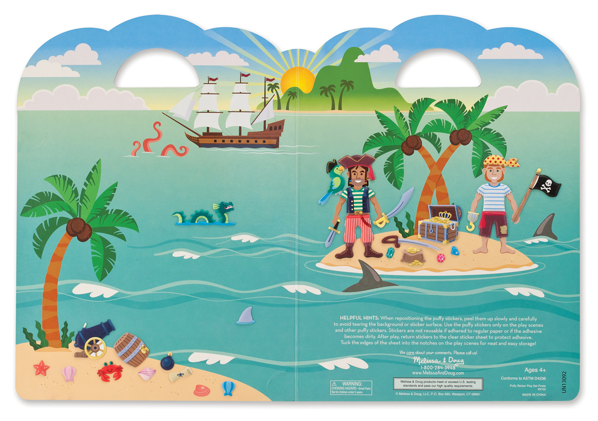 Melissa & Doug Tranh sticker Cướp biển vùng Caribe