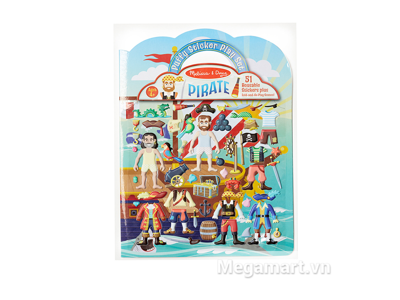 Melissa & Doug Tranh sticker Cướp biển vùng Caribe