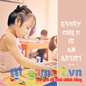 Mỗi đứa trẻ đều là một nghệ sĩ khi học vẽ