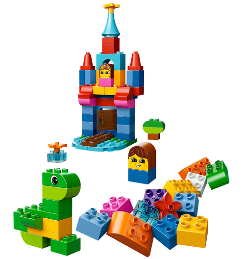 Lego Duplo 10557 - Thùng gạch sáng tạo được làm từ chất liệu ABS an toàn