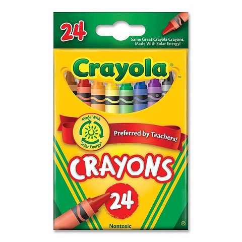 Bộ Crayola Combo Bút Sáp 24 Màu tươi sáng