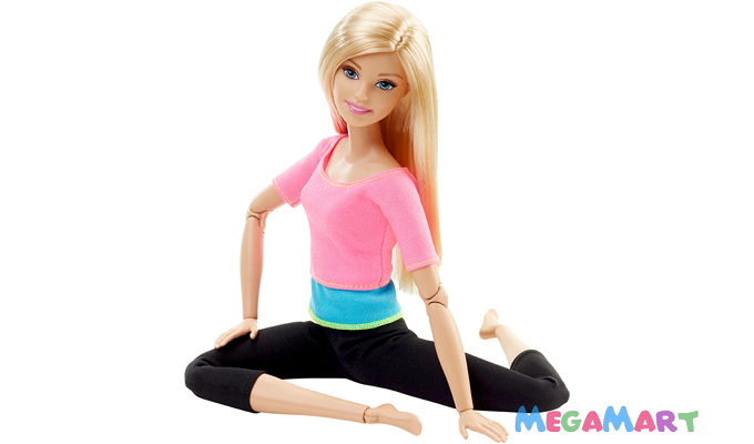 Barbie Yoga có thể thực hiện được những động tác như người thật