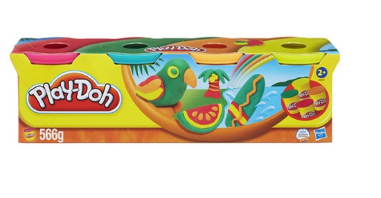 Vỏ ngoài sản phẩm Play-Doh 22114 - Bột nặn 4 màu