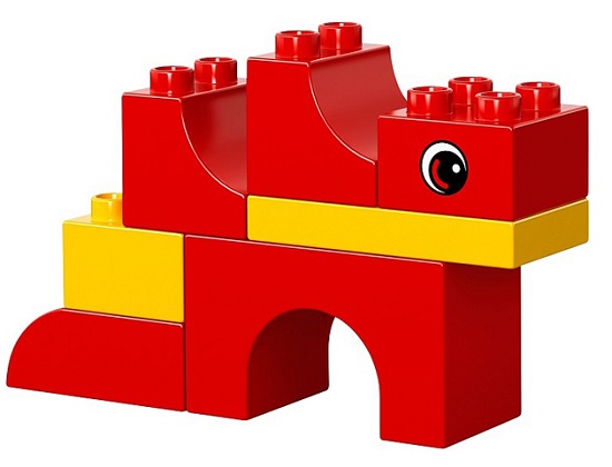 các mảnh ghép trong bộ xếp hình Lego Duplo 10575 - Khối Hộp Duplo Sáng Tạo