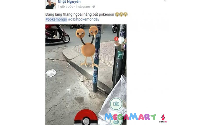 Ảnh chế Pokemon Go hài khó đỡ - Ngoài hành lang