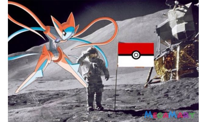 Ảnh chế Pokemon Go hài khó đỡ -Khi Pokemon biến mất ở Trái Đất, chúng ta sẽ tiếp tục lên mặt trăng để bắt Pokemon