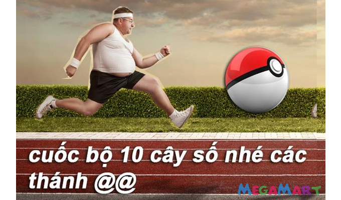 Ảnh chế Pokemon Go hài khó đỡ - Pokemon thích hợp với những người muốn giảm cân khi phải chạy 10 cây số