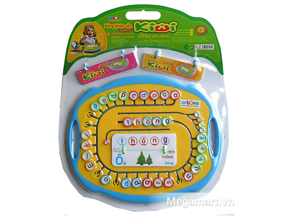 Quà tặng sinh nhật Megamart 1 tuổi, Ai mua cũng có quà !!! - Bảng học chữ kiwi thận thiện phù hợp với các bé bắt đầu học chữ