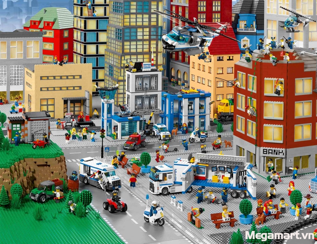 Sản phẩm thương hiệu LEGO City hiện nay phát triển rất mạnh