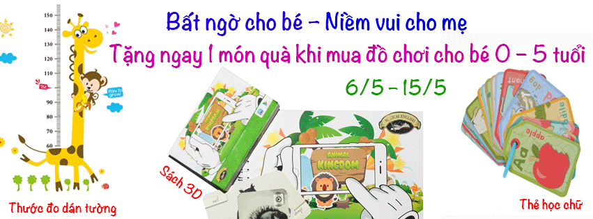 Bất ngờ cho bé – niềm vui cho mẹ