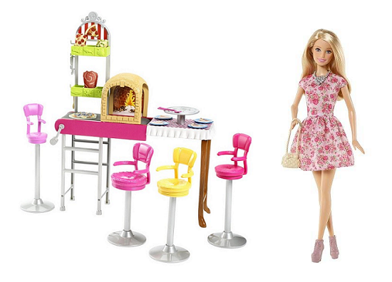 Các chi tiết Barbie Bộ đồ chơi chị em Barbie đều làm từ nhựa an toàn