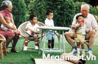 Gia đình ông Lý Quang Diệu luôn giản dị, dễ gần với mọi người