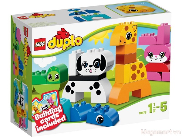 Lego Duplo 10573 - Sáng Tạo Động Vật dành cho những bé yêu thích các con vật có giá 679.000 đồng