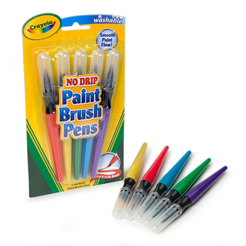Crayola Bộ bút lông 5 màu tăng khả năng sáng tạo cho bé