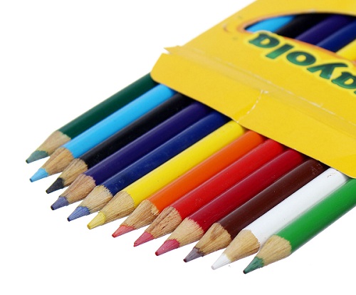 Crayola Bút chì 12 màu dạng dài tuyệt đối an toàn