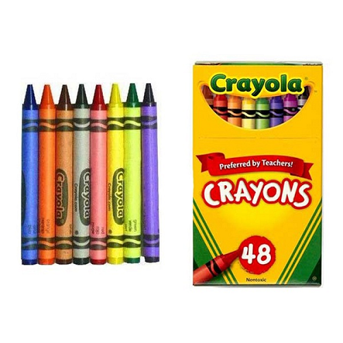 Crayola Bút sáp 48 màu cùng bé sáng tác các bức tranh nghệ thuật
