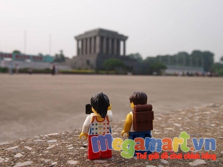 Lego cũng xuất hiện trong những bức ảnh được chụp tại Việt Nam