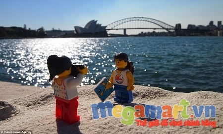 Cảng Sydney của Úc trong bức ảnh chụp Lego