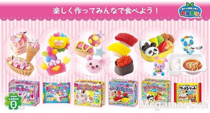 Bộ đồ chơi Popin Cookin đa dạng với nhiều món ăn