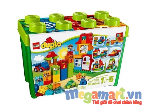 Lego Duplo 10580 - Thùng Gạch Duplo Vui Nhộn Cao Cấp