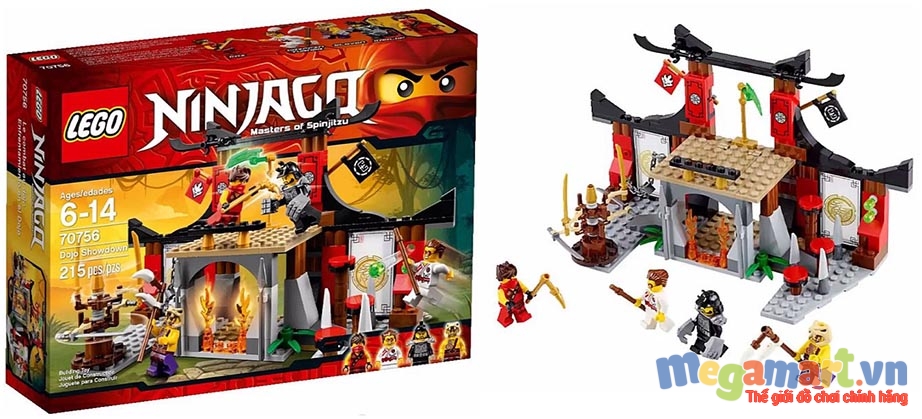Lego Ninjago 70756 - Cuộc thử thách tại võ đường