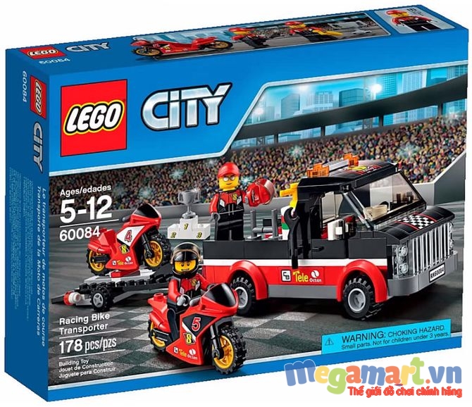 Lego City 60084 - Vận chuyển xe đua