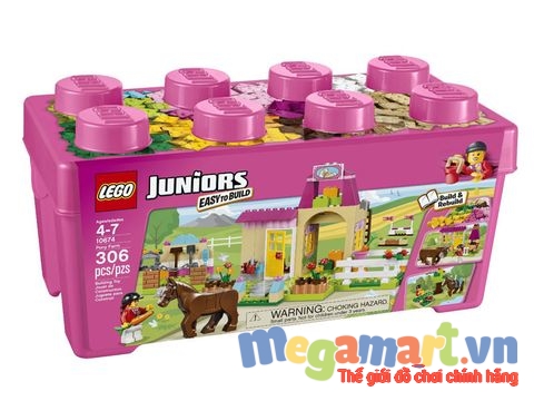 Lego Juniors 10674 - Trang Trại Ngựa Con