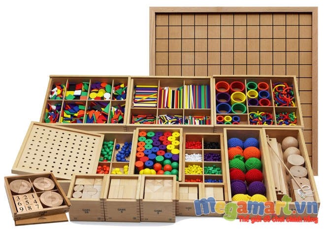 Đồ chơi xếp hình phương pháp giáo dục Montessori -3 