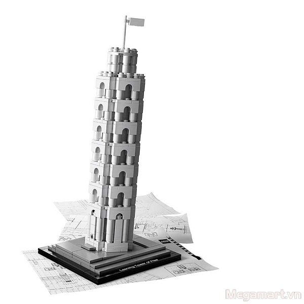 Bộ xếp hình Tháp nghiêng Pisa