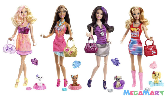 Búp bê Barbie người bạn thân thiết của các bạn nhỏ