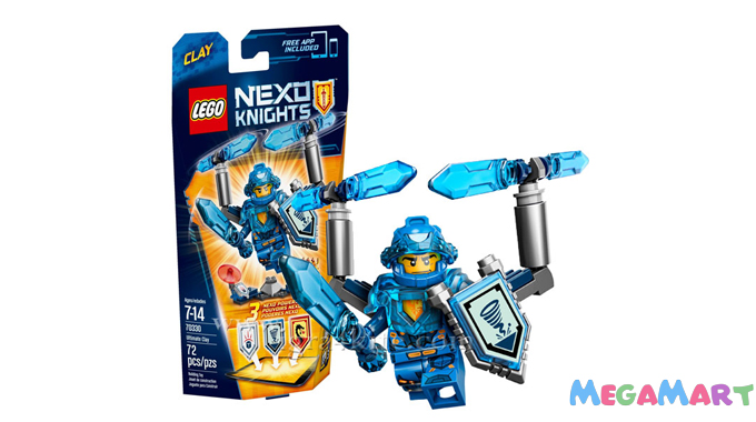 Lego Nexo Knights 70330 - Hiệp sĩ Clay