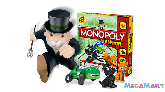 Giới thiệu đồ chơi trẻ em cờ tỷ phú Monopoly chơi vui và hấp dẫn - Hình ảnh nhân vật đáng yêu trong bộ cờ tỷ phú Monopoly dành cho trẻ em