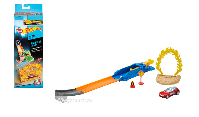 Các chi tiết có trong Hot Wheels Cú nhảy thần kỳ