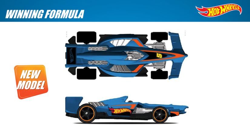 Vỏ hộp đựng Hot Wheels Winning Formula