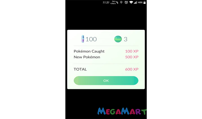 Điểm tích lũy trong game - Cách chơi Pokemon Go đơn giản nhất