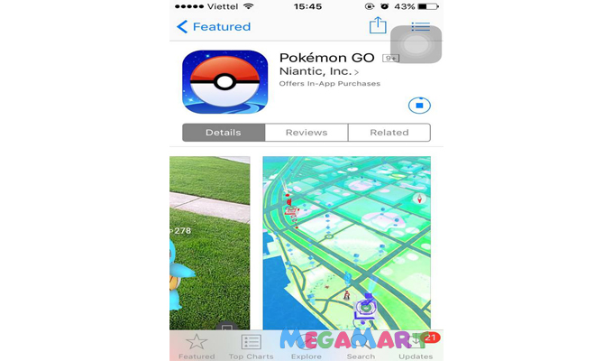 Hướng dẫn download và cài đặt game Pokemon Go trên iOs và Android -Tải Game Pokemon Go trên HIPStore