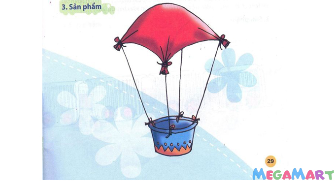 Mô hình đồ chơi khinh khí cầu làm từ những nguyên liệu dễ kiếm ngay trong nhà