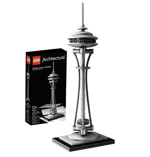 Bộ xếp hình Lego Architecture 21003 - Tháp Space Needle dành cho bé trên 10 tuổi phát triển tư duy