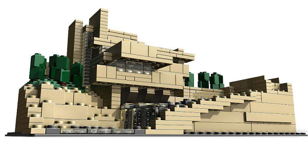 Bộ xếp hình Lego Architecture 21005 - Thác Nước Fallingwater dành cho bé từ 16 tuổi