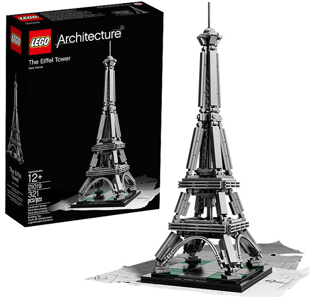 Mô hình Lego Architecture 21019 - Tháp Eiffel sau khi hoàn thành