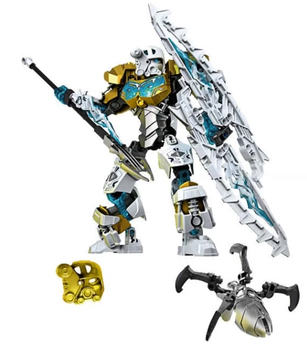 Trọn bộ các chi tiết có trong Lego Bionicle 70788 - Thần băng Kopaka