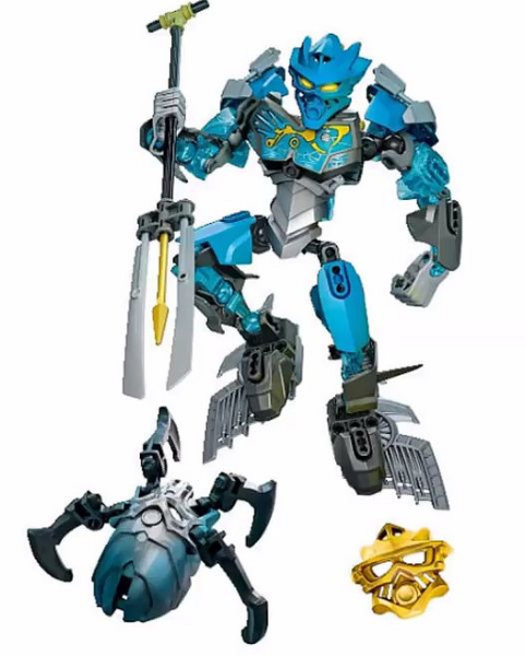 Trọn bộ các chi tiết có trong bộ xếp hình Lego Bionicle 71307 - Thần Nước Gali