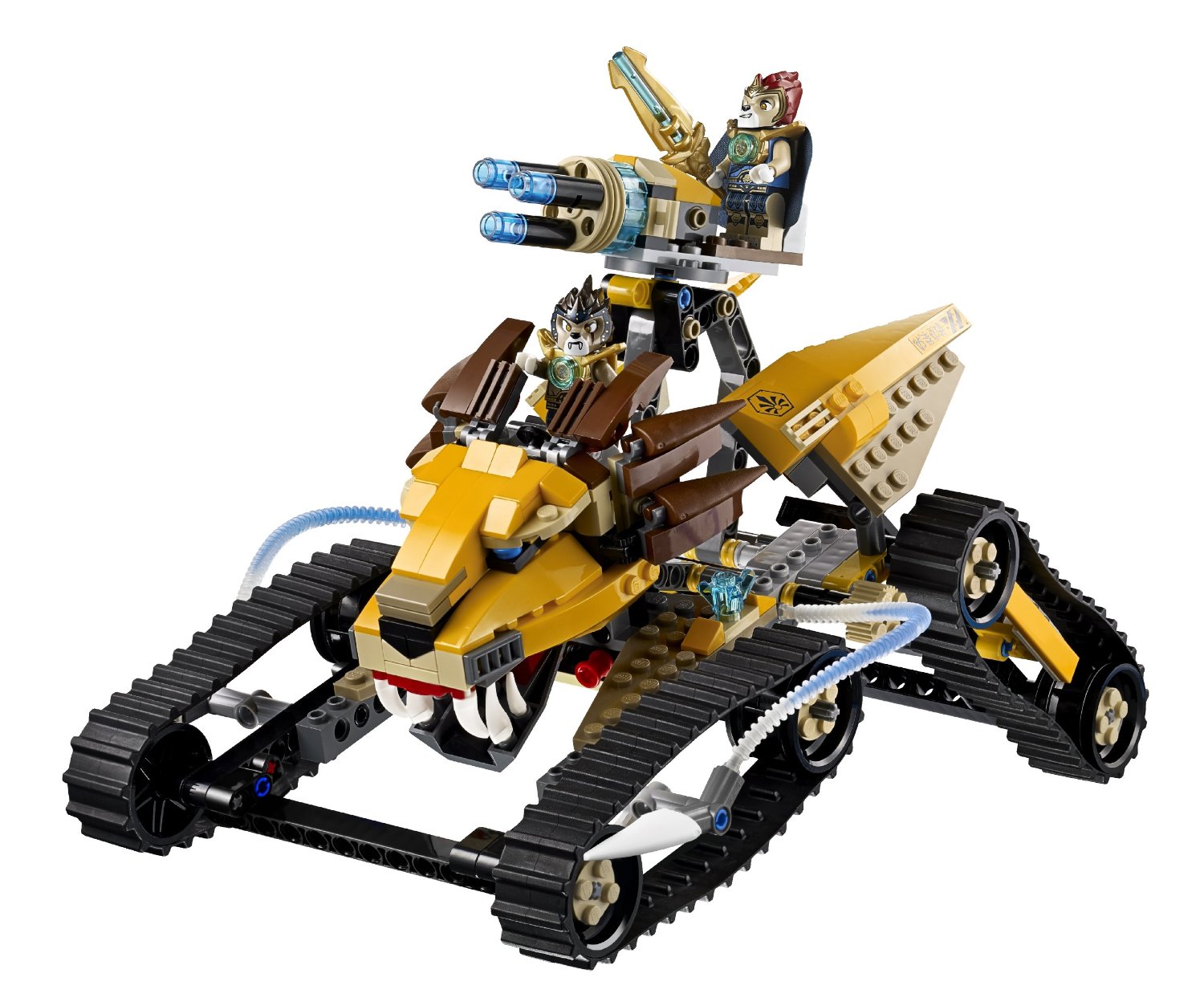 Bộ xếp hình Lego Chima 70005 - Xe Chiến Đấu Hoàng Gia Của Laval với nhiều chi tiết cầu kỳ