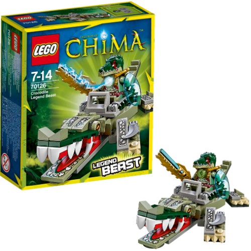 Toàn bộ chi tiết có trong bộ đồ chơi Lego Chima 70126 - Cá Sấu Huyền Thoại