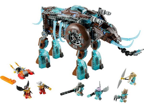 Toàn bộ các chi tiết xuất hiện trong sản phẩm Lego Chima 70145 - Cỗ Máy Chiến Đấu Ma Mút