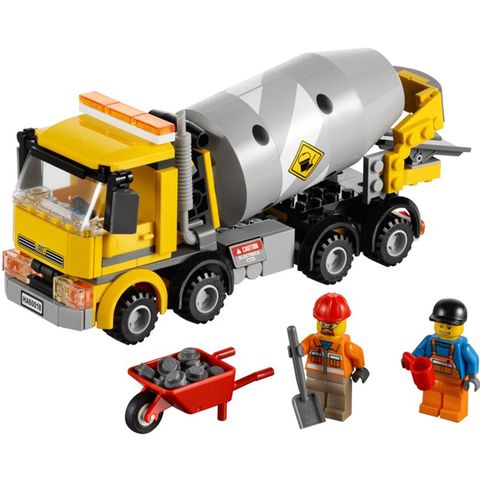 Các chi tiết sẽ có trong Lego City 60018 - Xe Trộn Xi-Măng