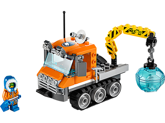 Các chi tiết có trong bộ xếp hình Lego City 60033 - Xe Chuyên Dụng Bắc Cực