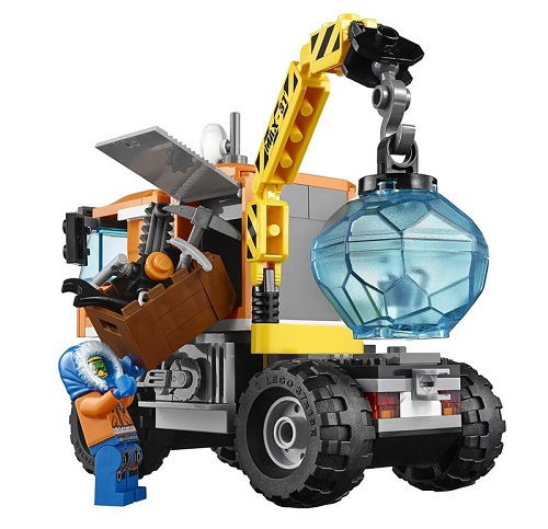 Các chi tiết trong Lego City 60035 - Tiền Trạm Bắc Cực