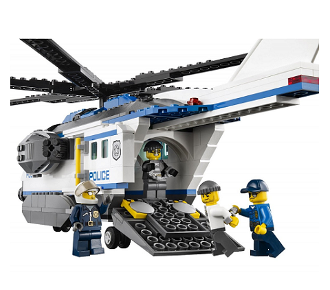 Truy bắt tội phạm với bộ đồ chơi Lego City 60046 - Trực Thăng Tuần Tra